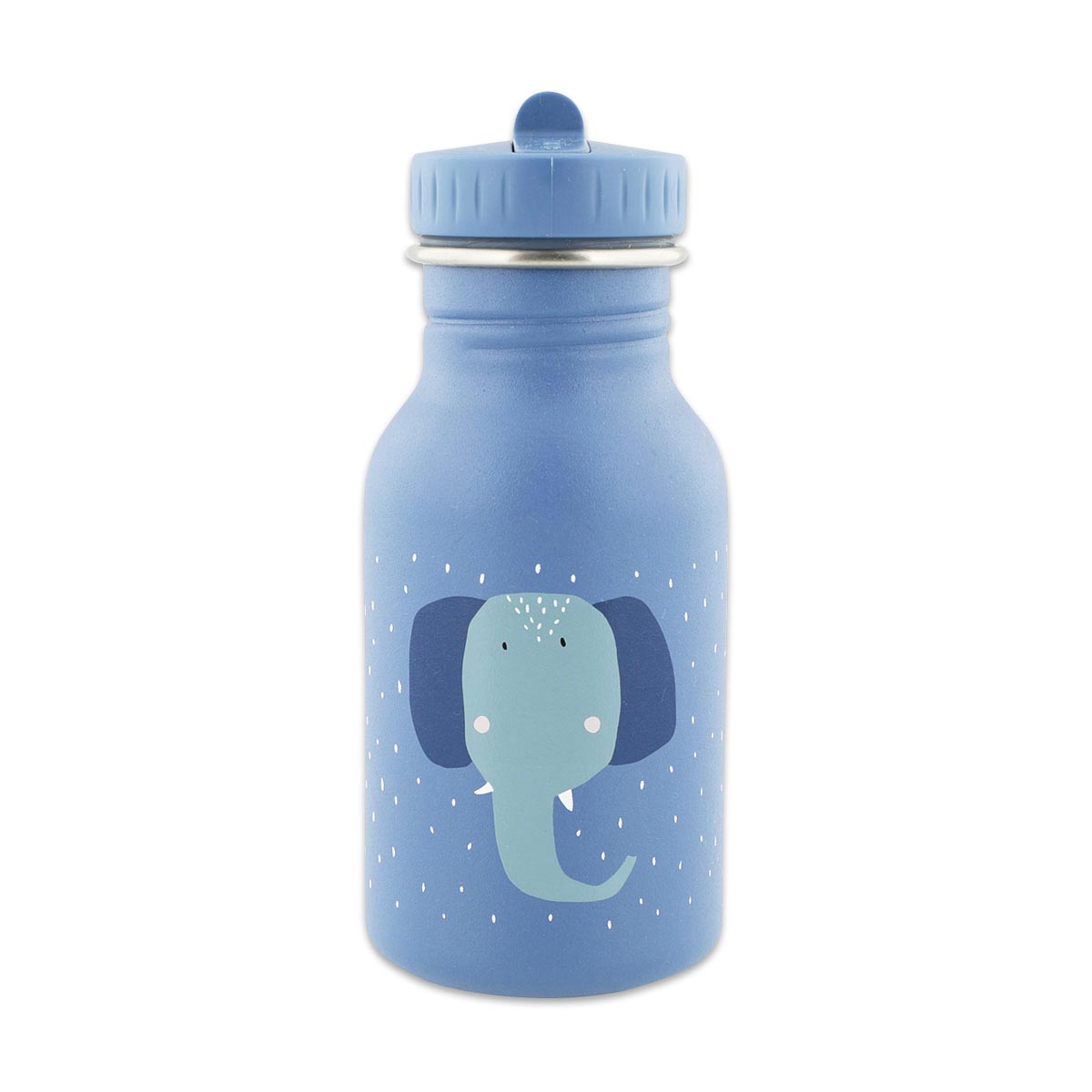 Trinkflasche, Elefant, Blau, Tiermotiv, Kappe