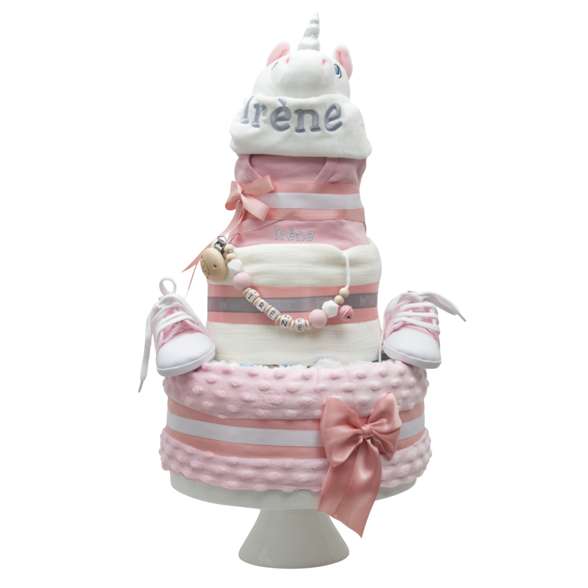 Kuchenfigur, Hochzeitstorte, Einhorn, Babygeschenk, Dekoration