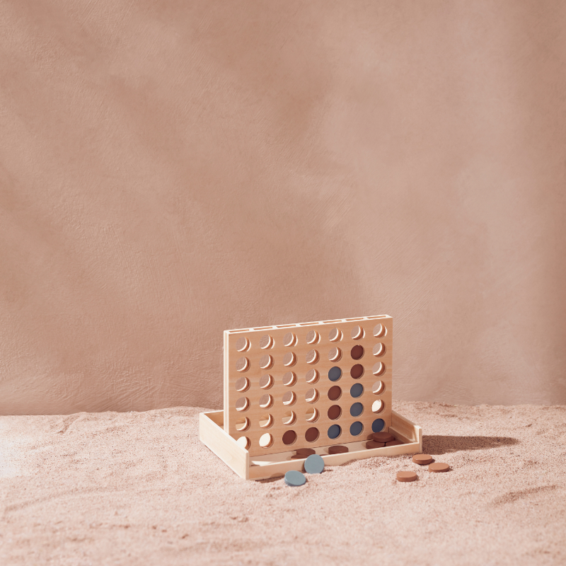 Brettspiel, Connect Four, Spiel, Holz, Münzen