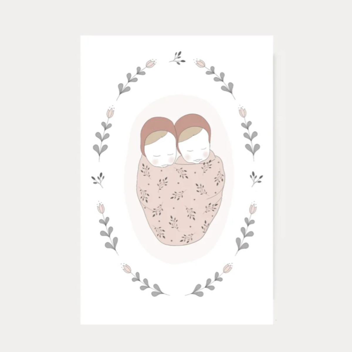 baby, blanket, maternity, illustration, soft-palette