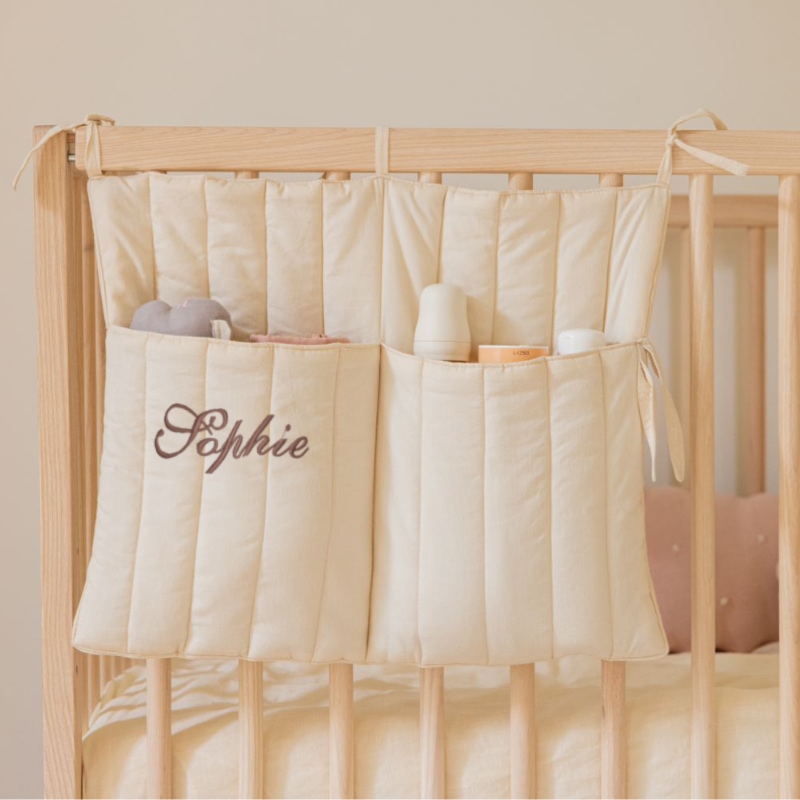 Wandorganizer, Kissenorganizer, Crib Organizer, Naptime Storage, Personalisierte Tasche