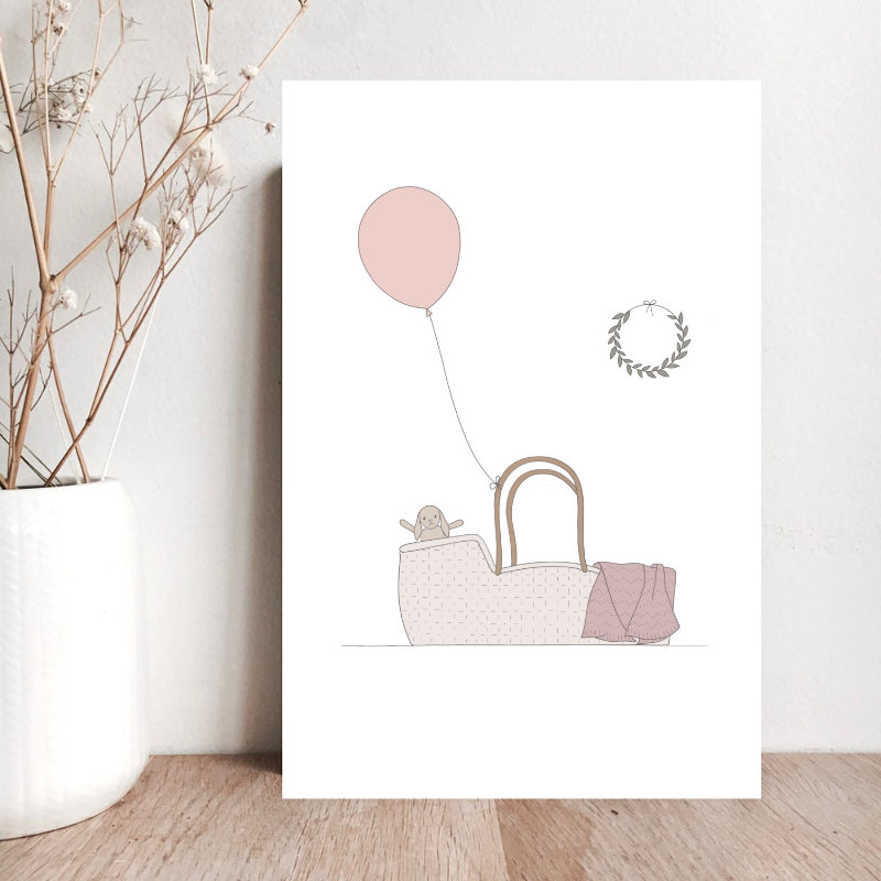 tasche, ballon, ballon pink, kleiner hund, handtasche