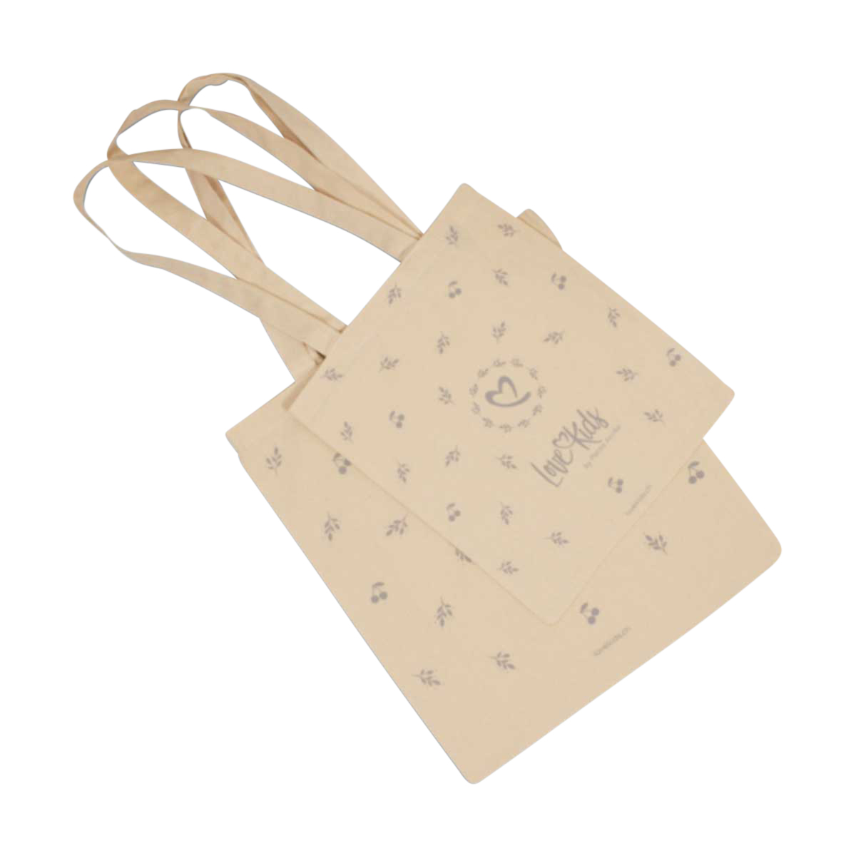 Tasche, Beutel, Beige, Doppelhülle, Griffe, Geschenkverpackung, Blumenmuster