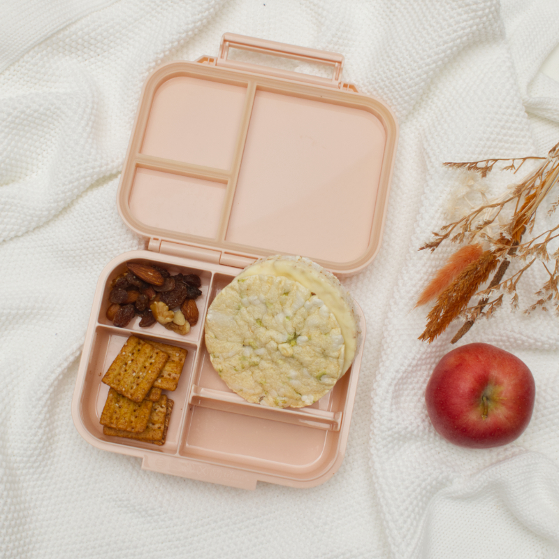 Lunchbox, Snackbox, Riegel, Apfel, Kuchen