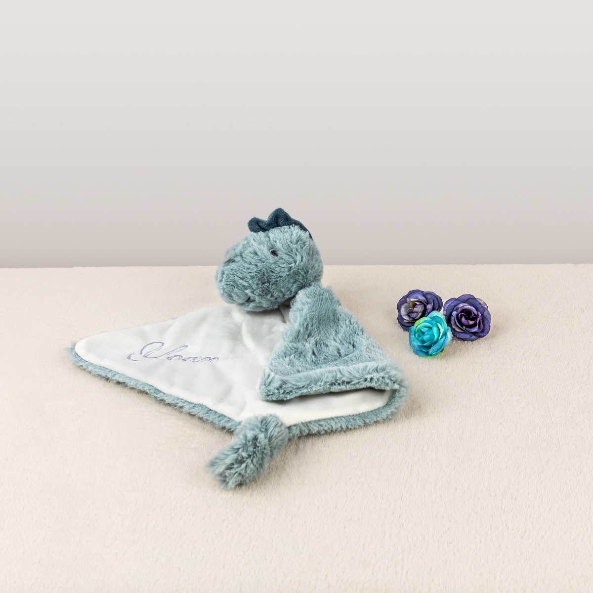 baby-hut, handmuff, blau, teddy, weich