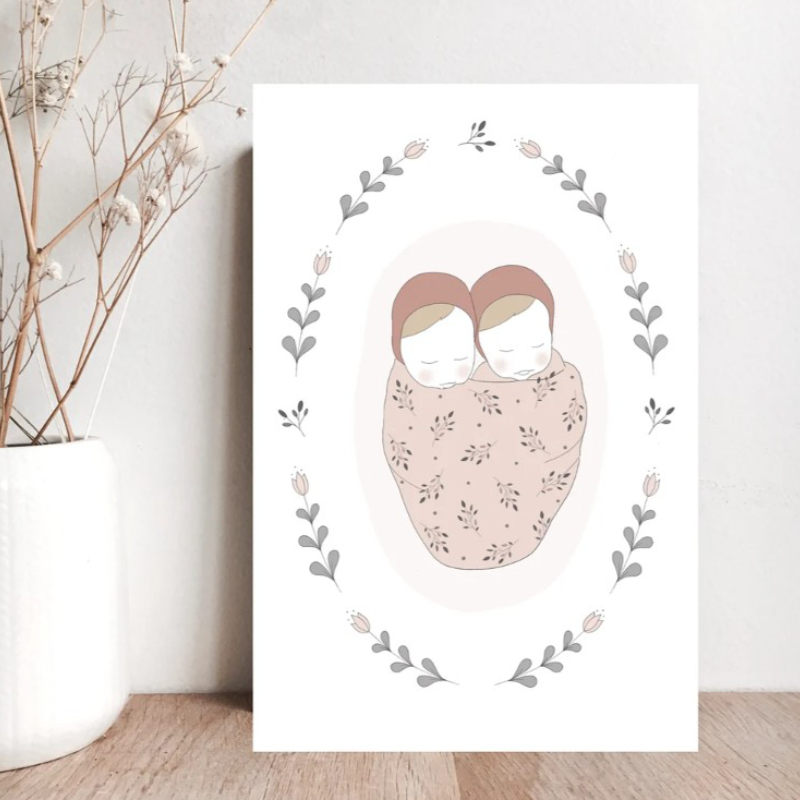 baby, kunst, druck, geburt, babydeko