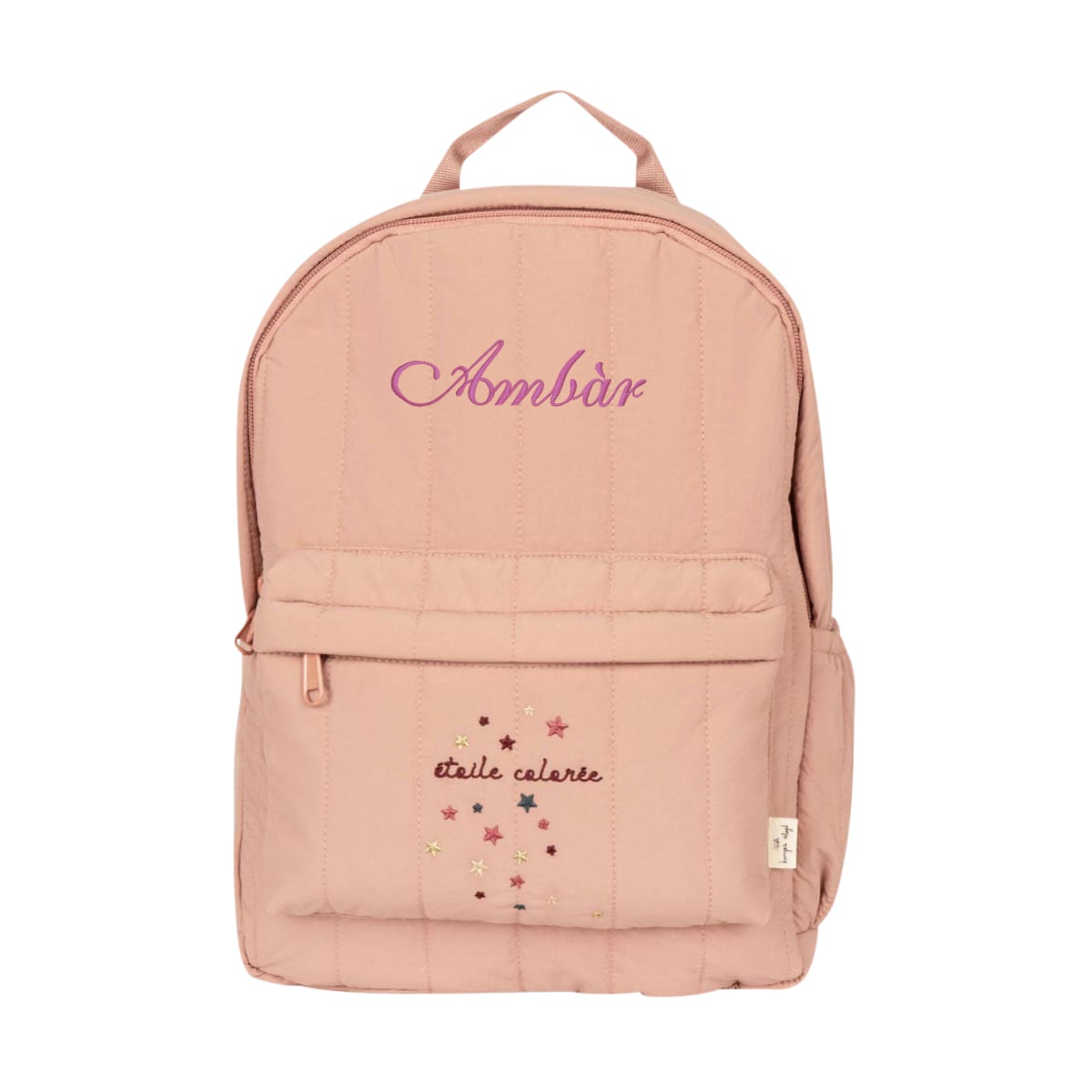 rucksack, backpack, rosa, gepolstert, glitzer