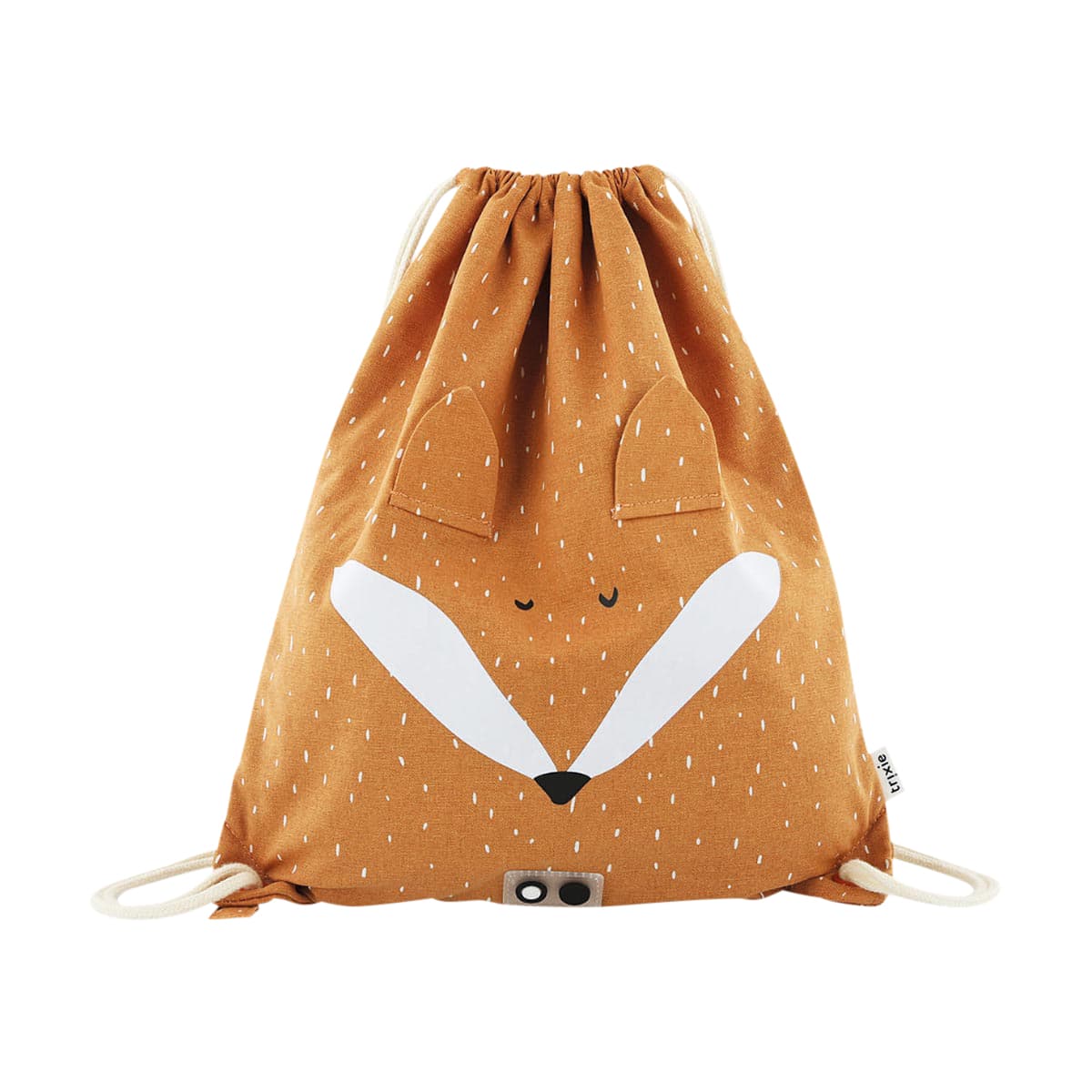 Rucksack, Stoffbeutel, Tiermotiv, Knotendruck, Kordelzug