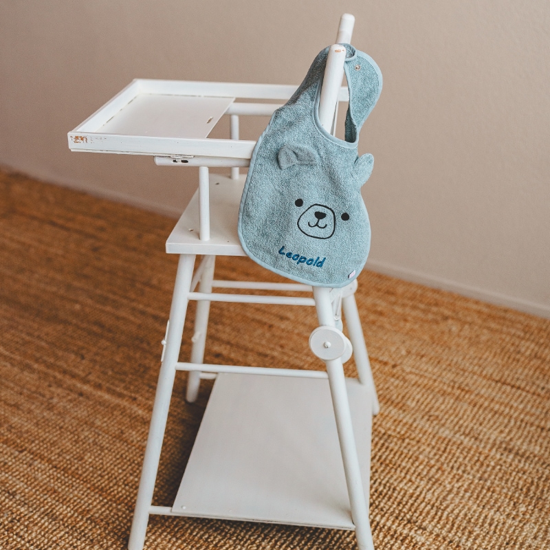 Hochstuhl, Kinderstuhl, Weiß, Flach, Teddy-Tasche