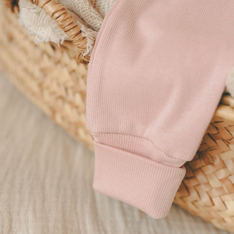 pink, Hoodie, Rippbündigkeit?, Rippstrick-Manschette, Stoff