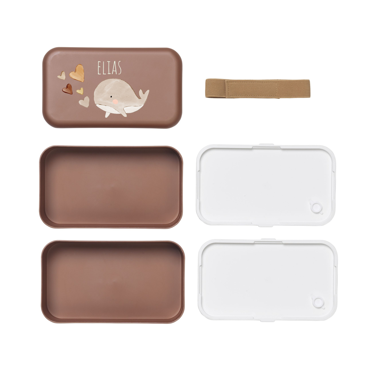 Brotdose, Portionsbehälter, Lunchbox, Kinderzubehör, Whale design
