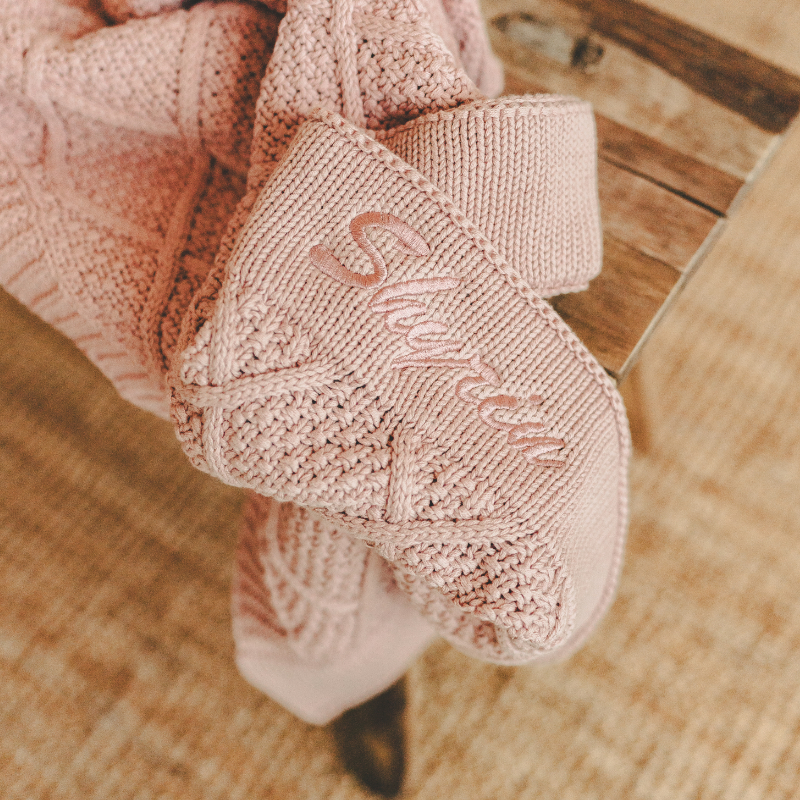 Kuschelsocken, Socken, Jersey, Rosa, Muster
