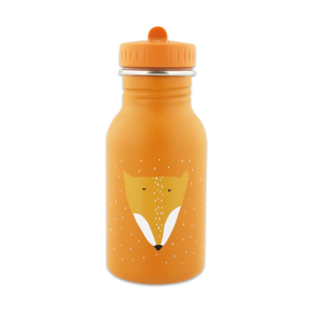 Kinderflasche, Trinkflasche, Fuchs-Design, orange, Material?