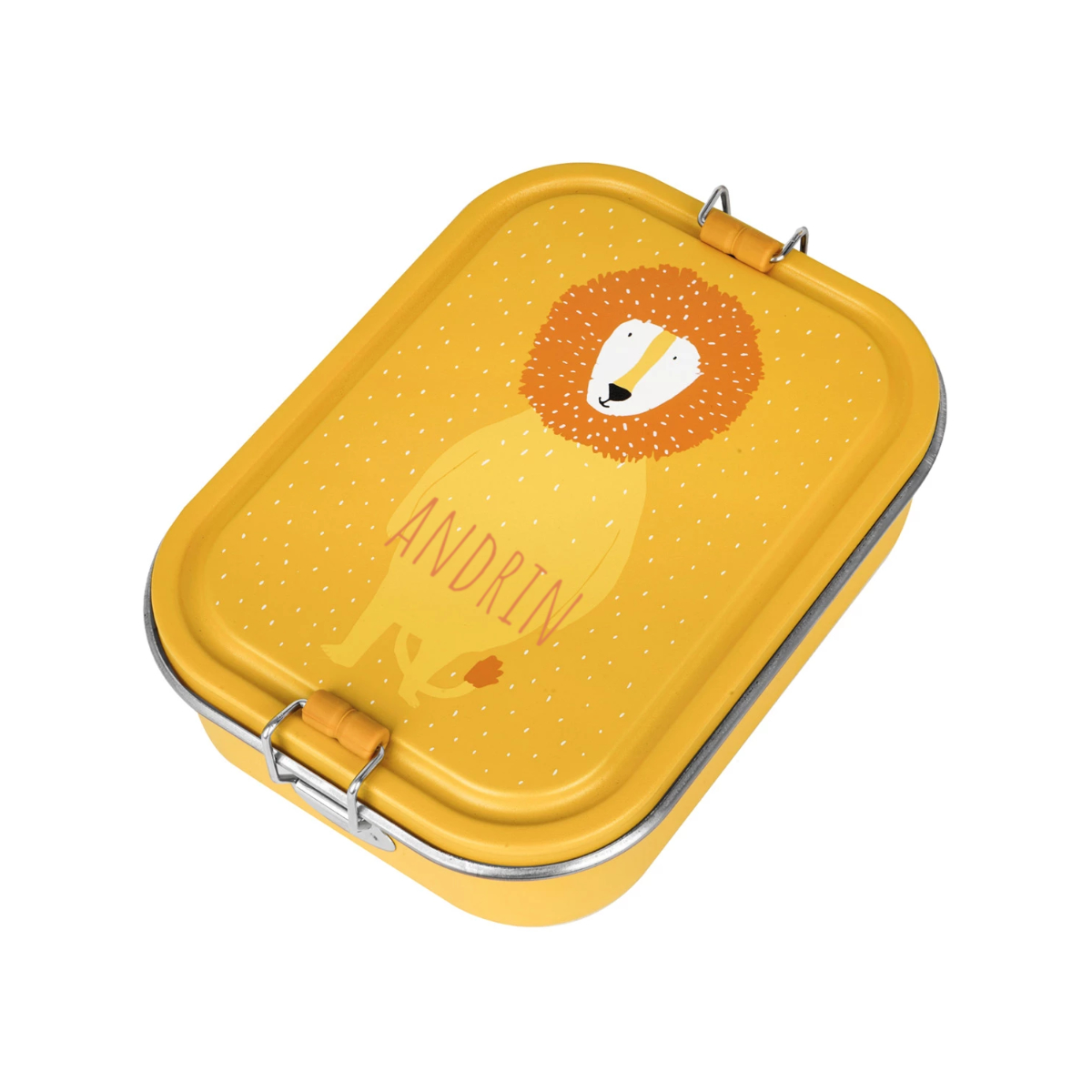 Lunchbox, Kinder, Löwe, Gelb, Metall