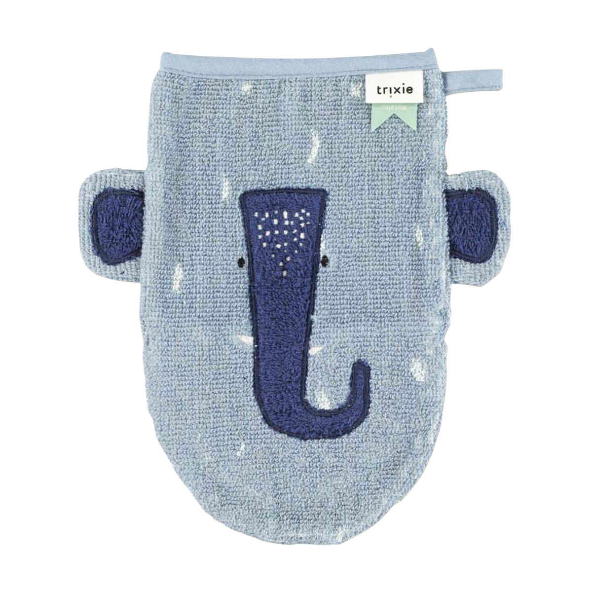 Kinder-Handschuh, Nachtblau, Samtig, Katzenohren-Design, Strickoptik