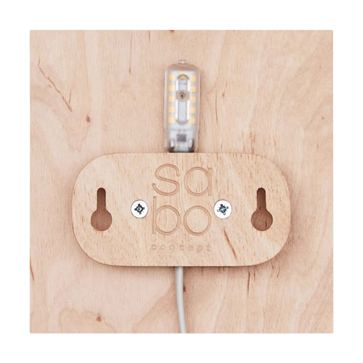 LED, Licht, Holz, Steckbar, Schraubenlos