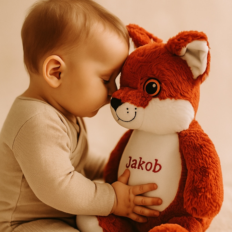 Kind, Plushie, Plush-Spielzeug, Kuscheltier, Name auf Produkt