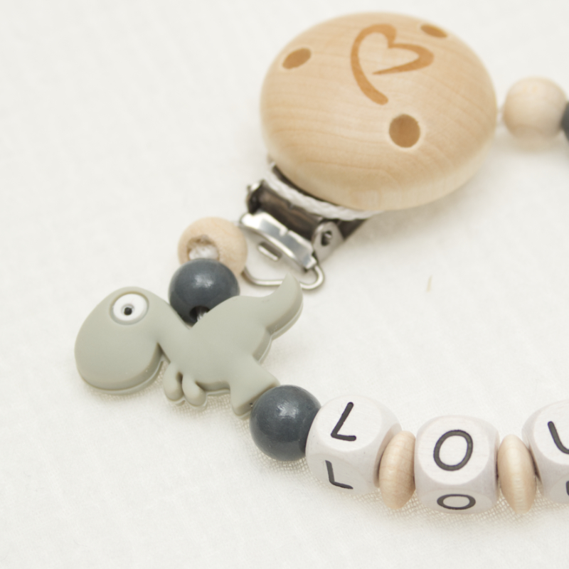 baby, pacifier, perlenkette, holz, clip