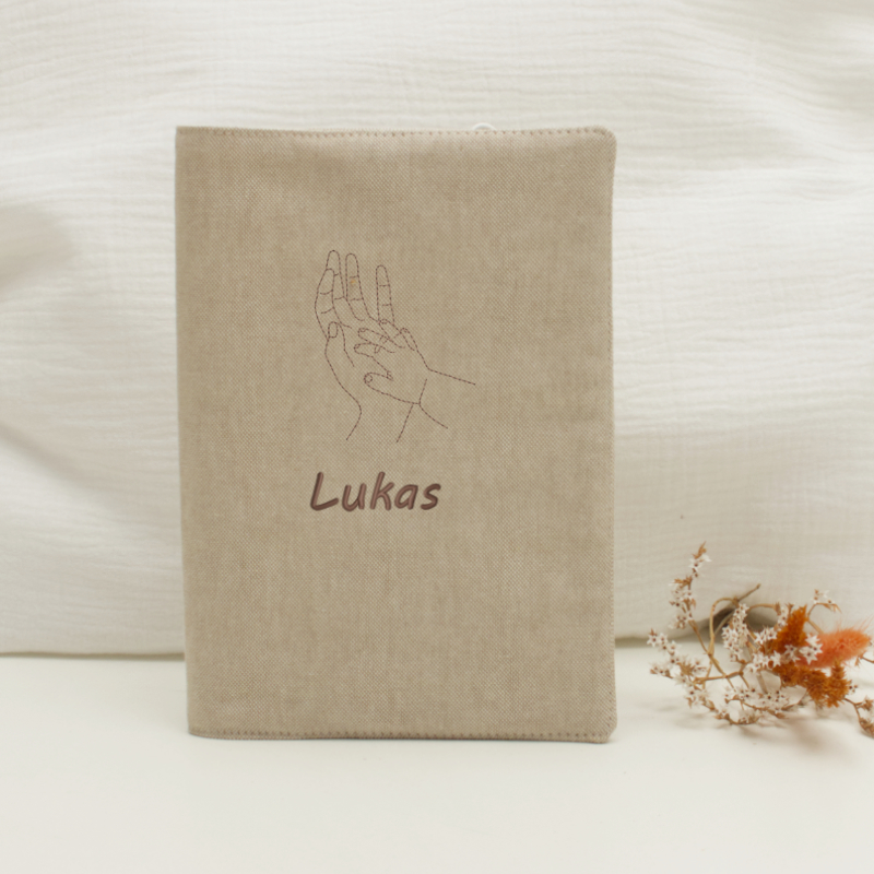 handgrip, gift, bag, linen, name tag