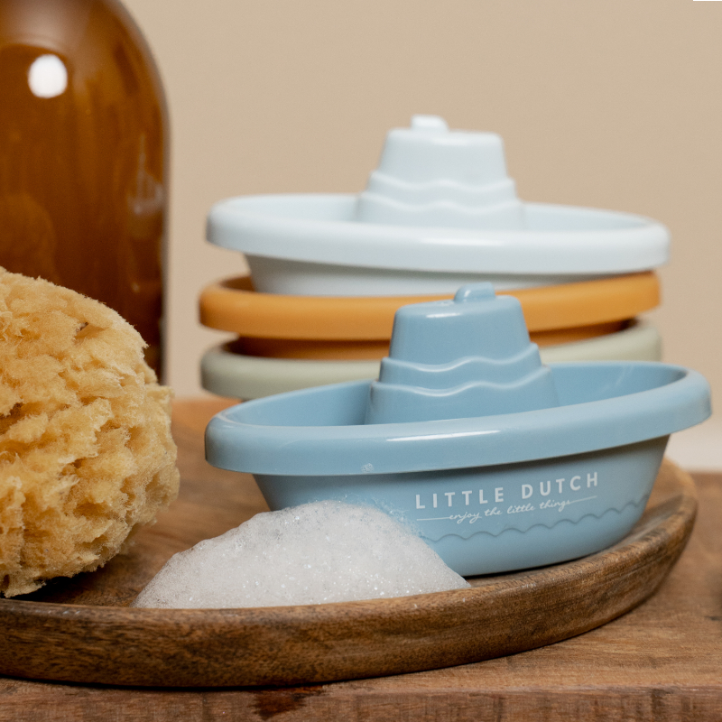 Baby Futter-Schüssel, Sippy-Becher, Löffeldeckel, stapelbare Schalen, Little Dutch