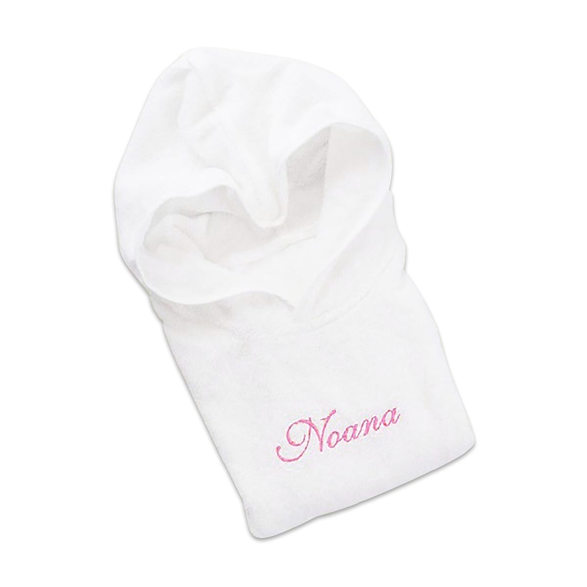 Schal, Kuschelschal, Weiß, Personalisierte Verzierung, Namenstickerei