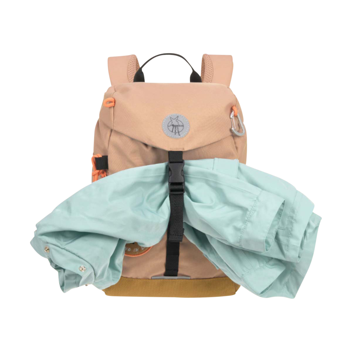 Rucksack, Camping, Beige-pink, Tasche, Rucksack mit Tragegriff