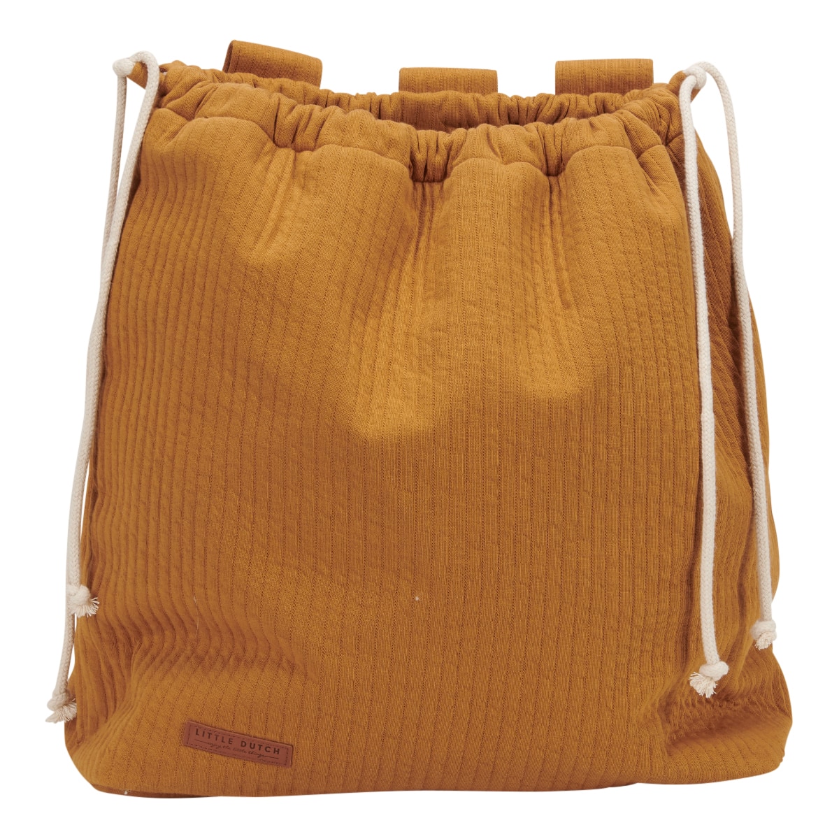 Rucksack, Korduroy, Senfgelb, Kordelzug, Taschenbeutel