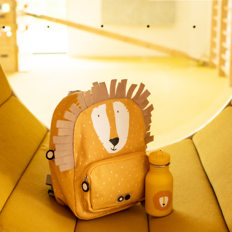 Rucksack, Rucksack, Tiermotiv, Orange, Kompakt