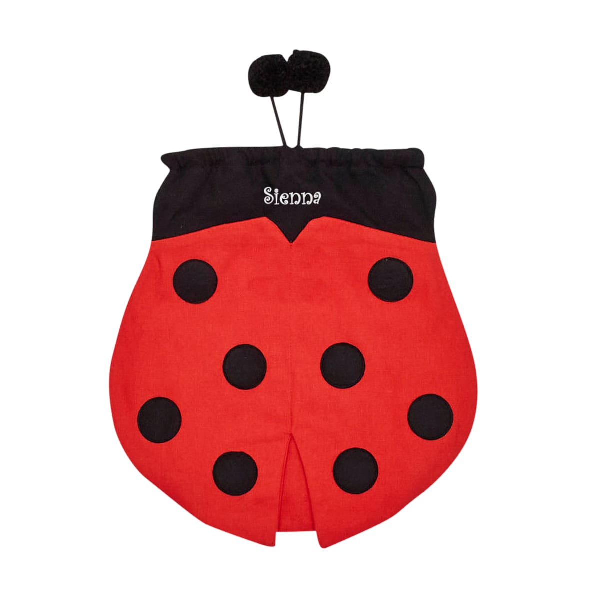 Marienkäfer Kostüm, Rotes Kleid, Polka Punkte, Rückenfreies Romper, Sienna