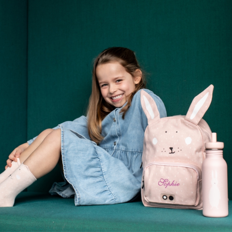 Rucksack, Rucksack, Mädchen, Kinder, Hase