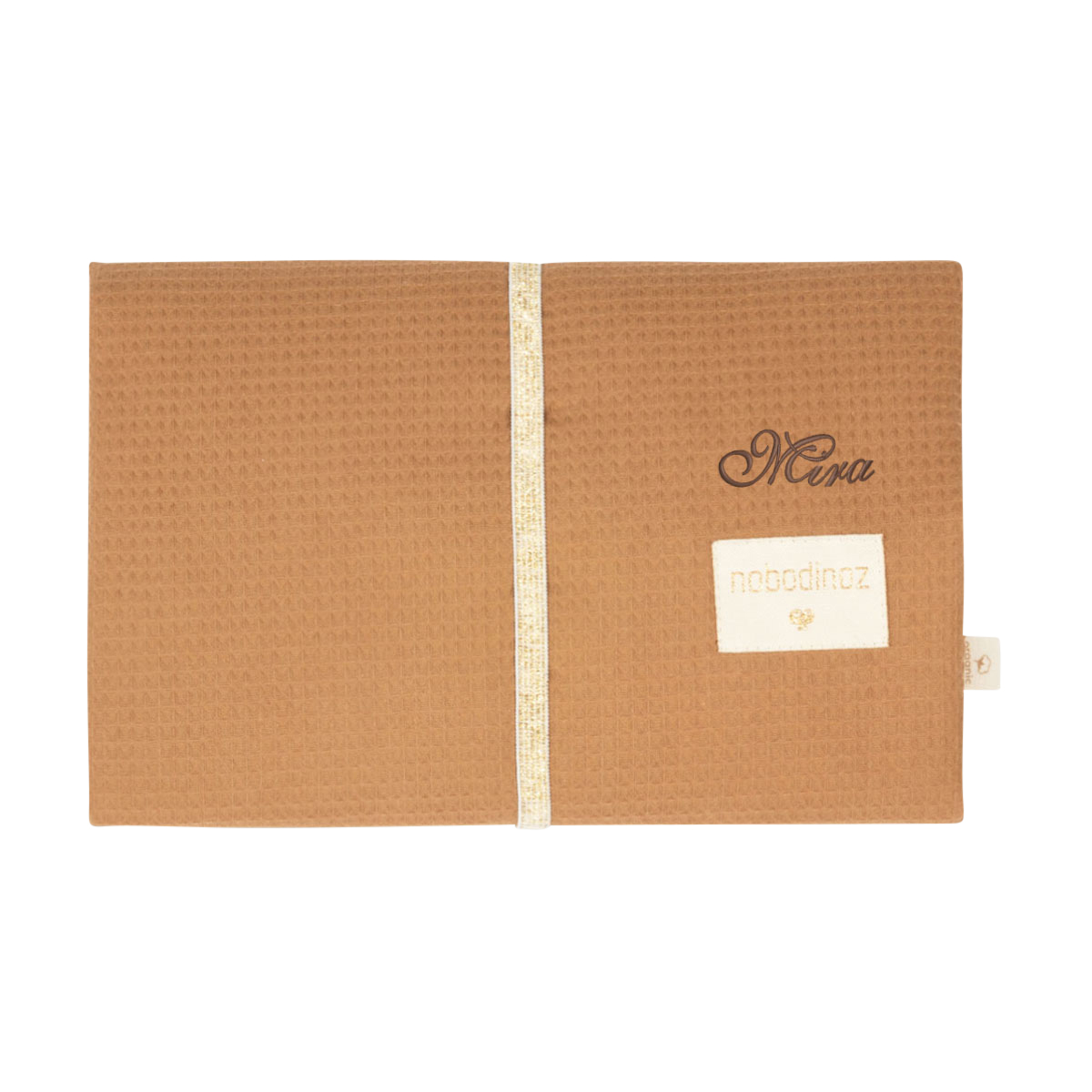 notebook, washi, elastische band, karton, brauner notizblock