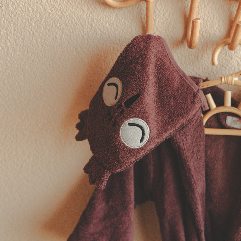 Bademantel, Kleidungsstück, T towel, Plüsch, weinrot