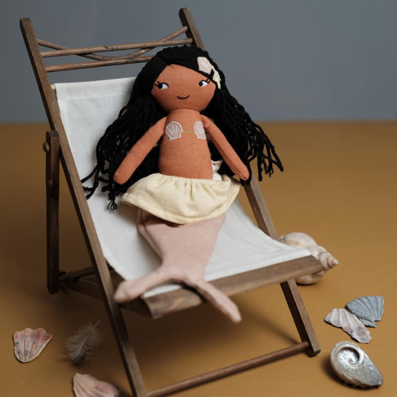 wea doll, weichpuppe, meerjungfrau puppe, handgefertigtes spielzeug, sommer outfit