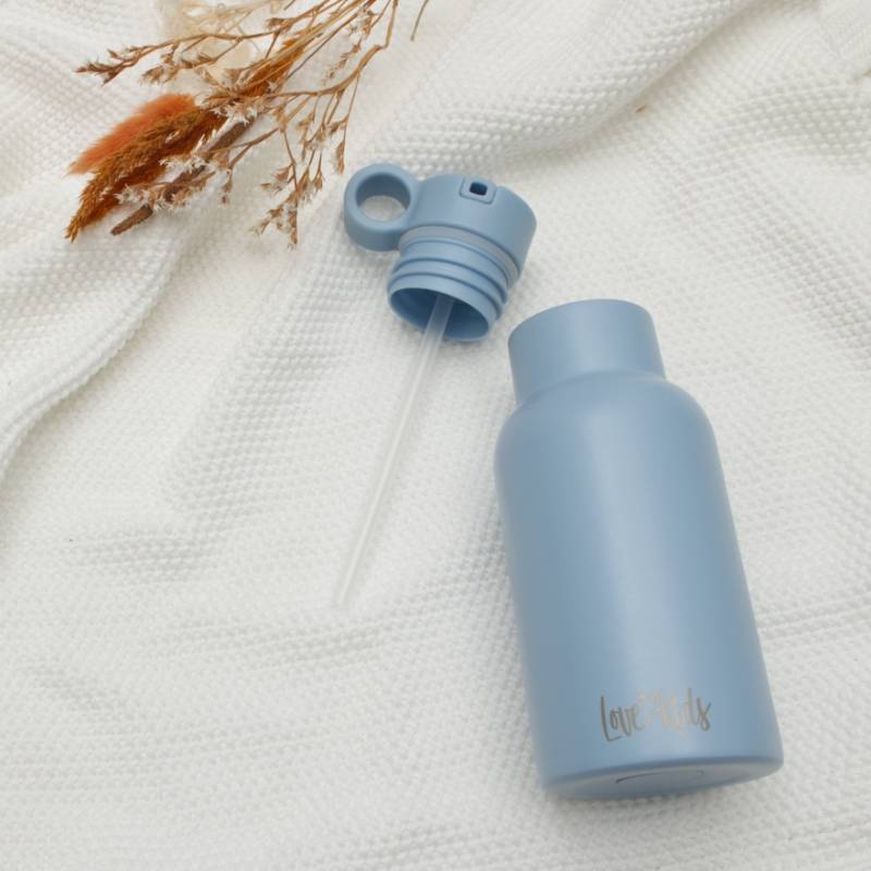 Wasserflasche, Trinkflasche, Kinder, Blau, Auslaufsicher