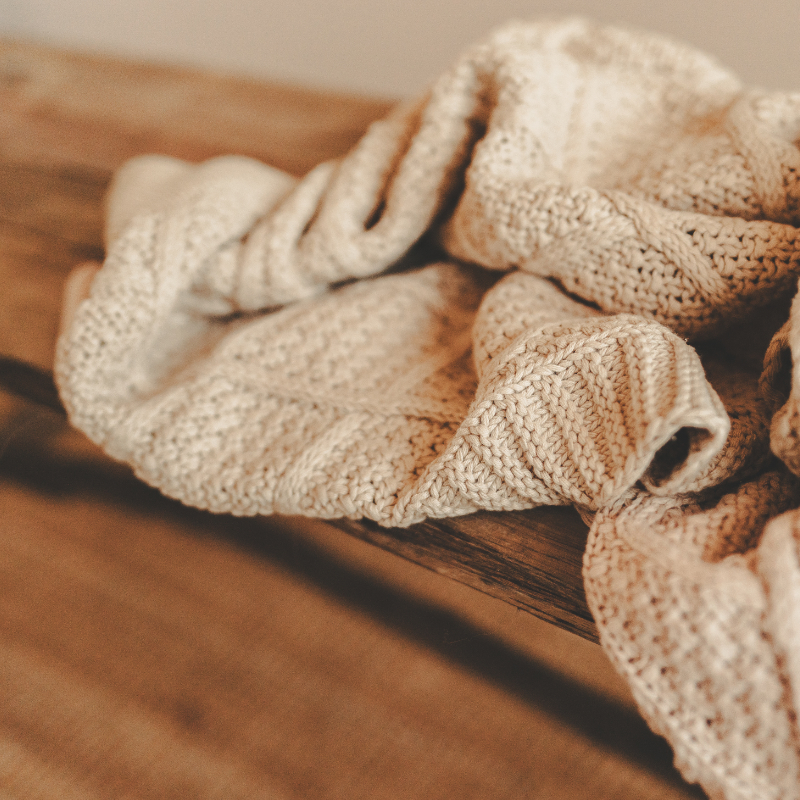 Knitwear, Schal, Beige, Gepunktete/Gewebte Stoffe, Texturierte Schal