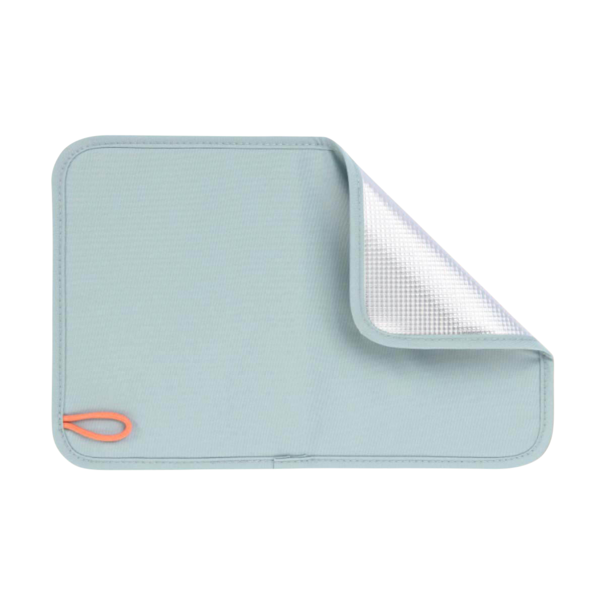 Tasche, Mäppchen, Filz, Aqua, Reißverschluss-Lasche