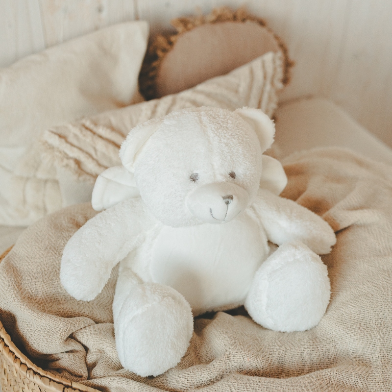 plüschtier, Teddy, Weiß, Kuscheltier, Babyspielzeug