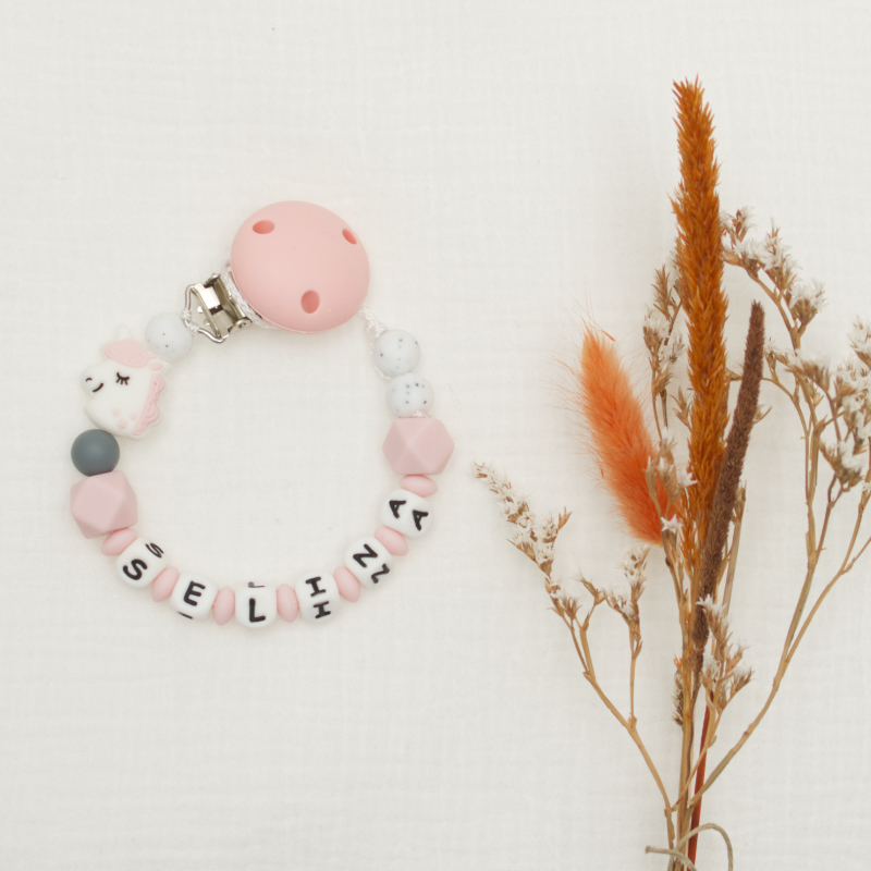 baby-bottle, pacifier, perlen-armband, pink, halskette
