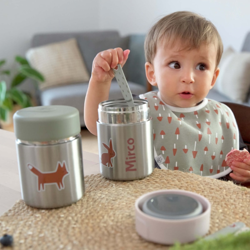 Baby, Trinkbehälter, Ausstechbehälter, Mikro-thermos, Tiermotiv