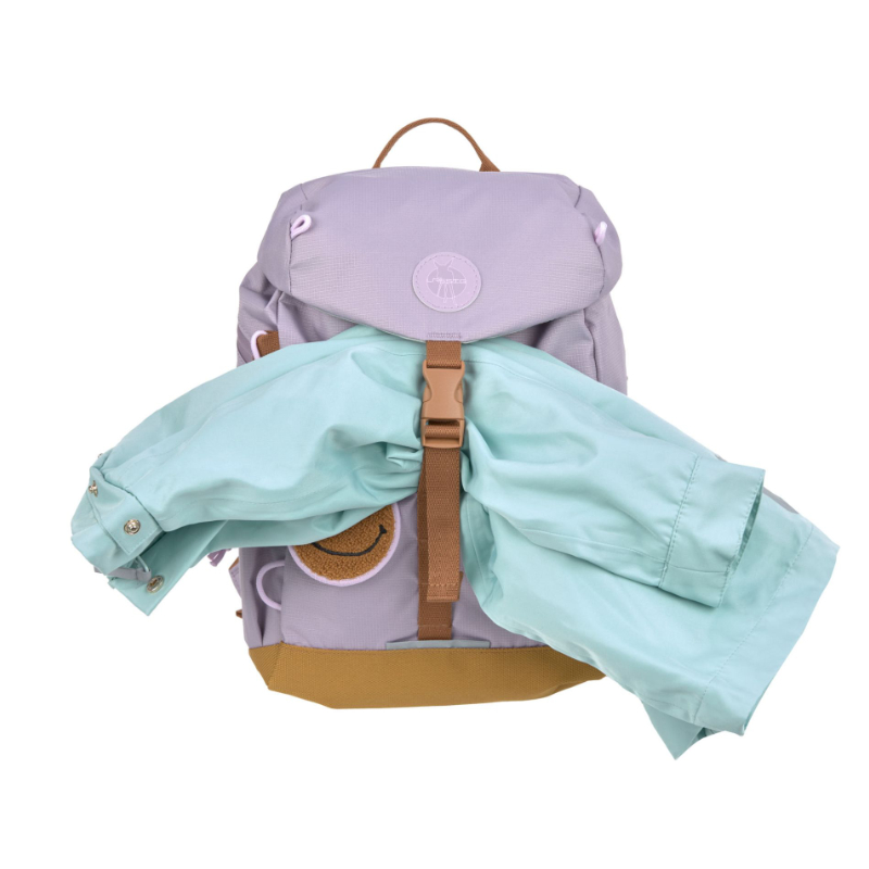Rucksack, Lila, Minzgrün, Träger, Deckel