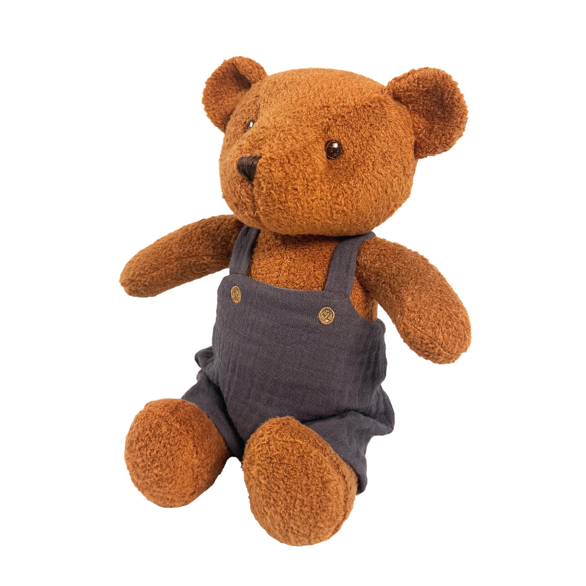 Plüschbär, Teddy, Figur, Overalls, braun