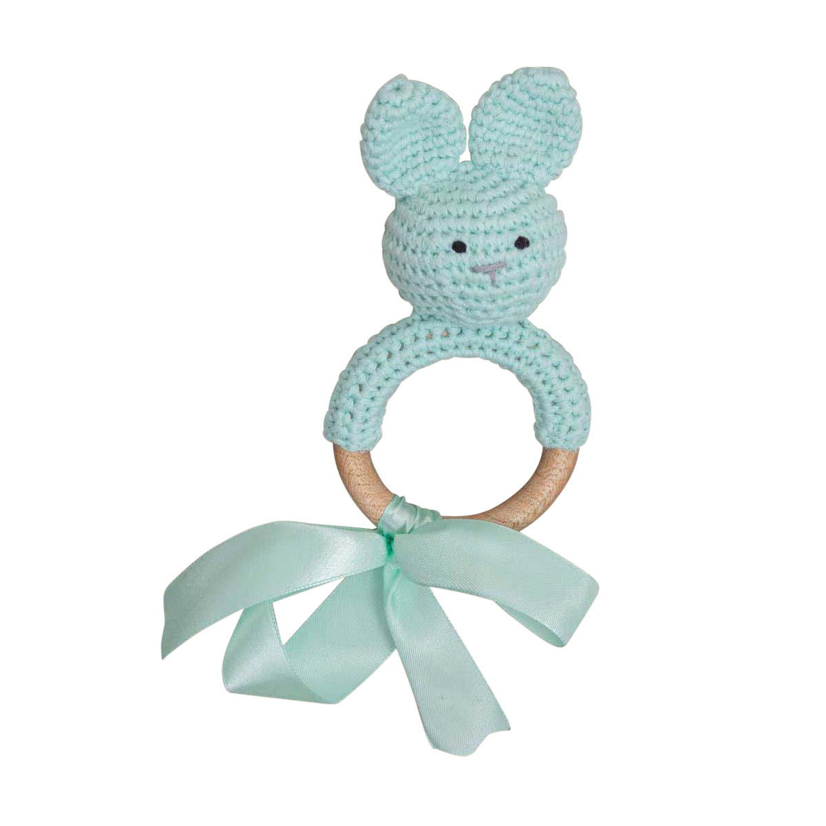amigurumi, häkeln, hasen-tee, rassel, baby-ring