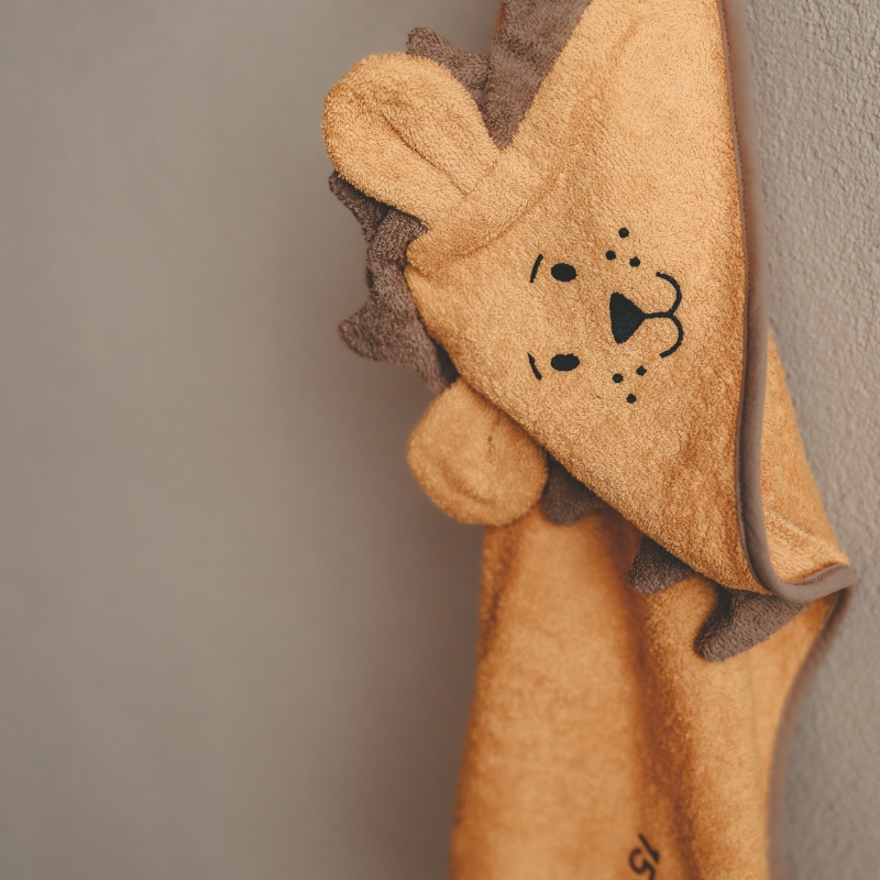 Plüsch, Handtuch, Bär, Braun, süß
