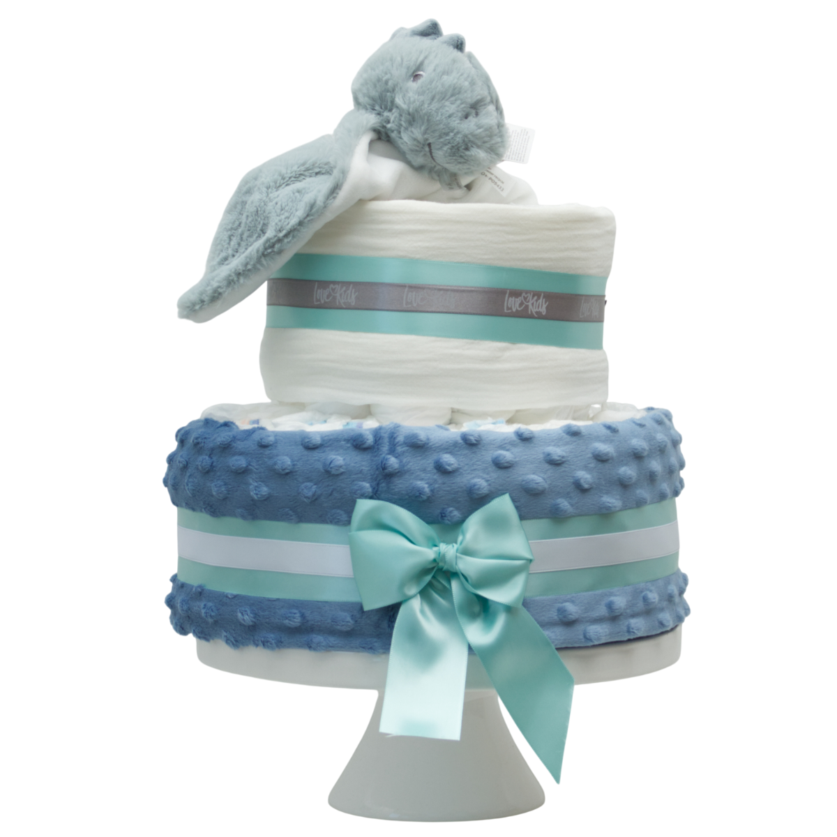 baby, kuchen, teddy, blau, schleife