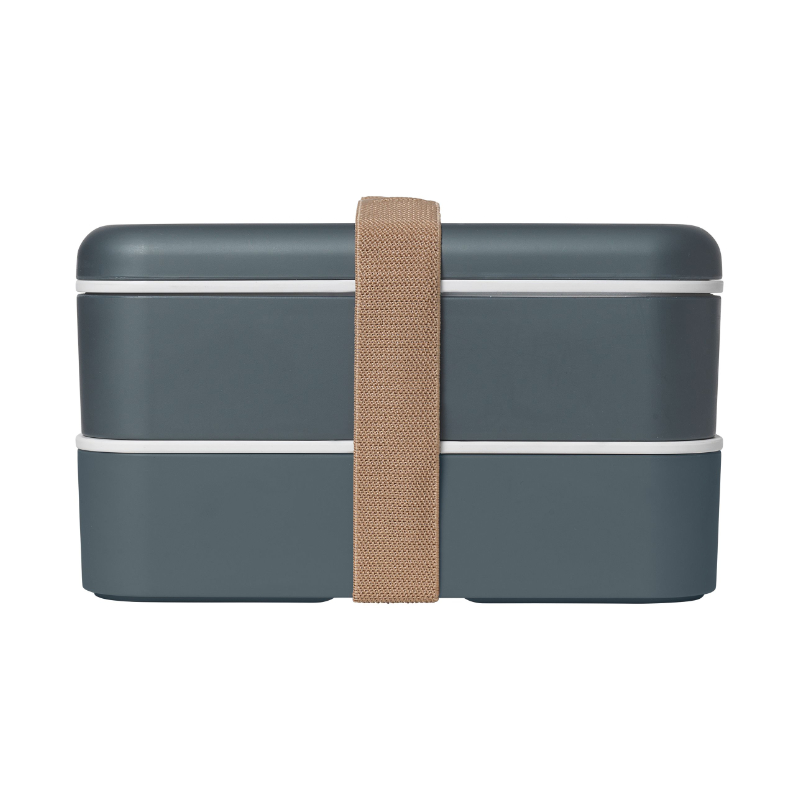 Box, Lunchbox, Outdoor, Pfirsichfarbiger Gürtel, Zweifarbiges Grau
