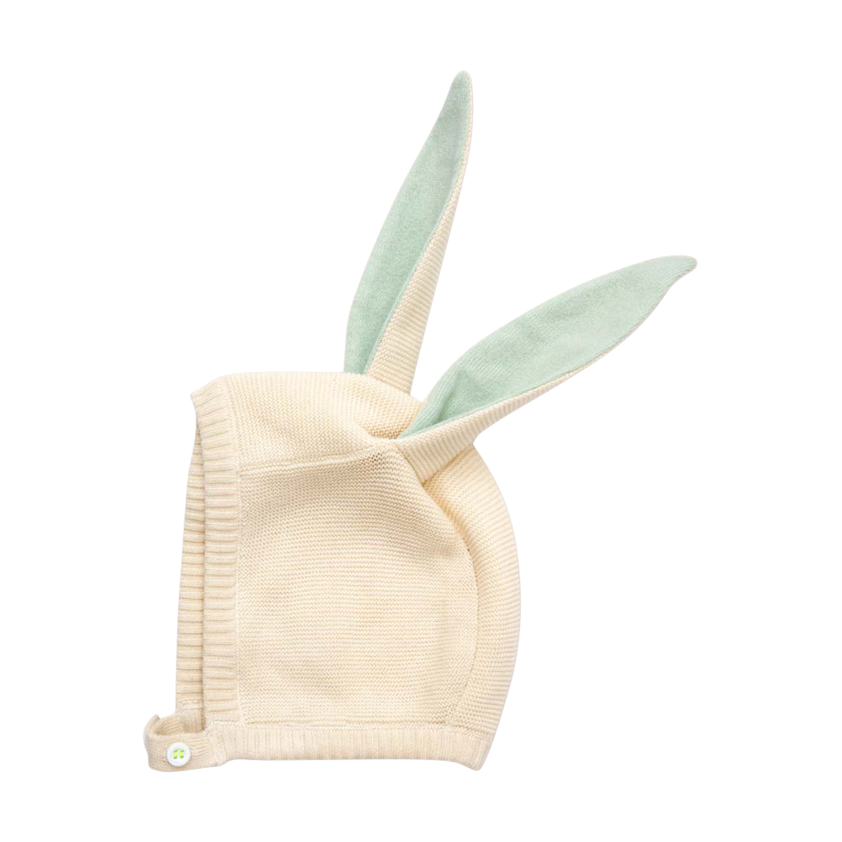 Kuschelhut, Haarband, Bunny-Ohren, Beige, Knittmütze