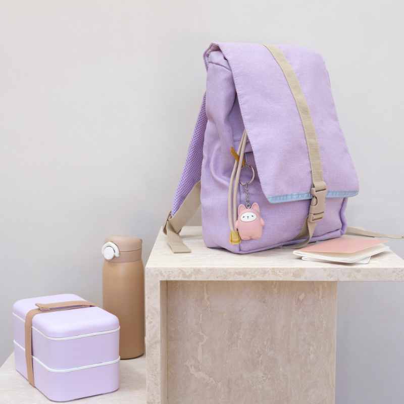 Rucksack, Flieder, Lila, Stoff, Tragesystem