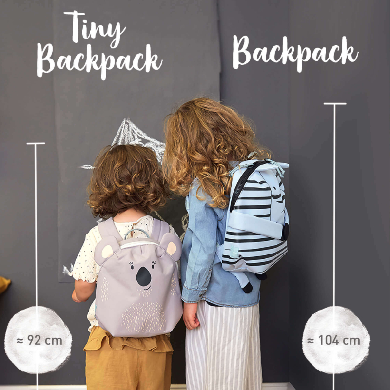 Rucksack, Kinder, Kinderrucksack, lila Rucksack, zwei Kinder