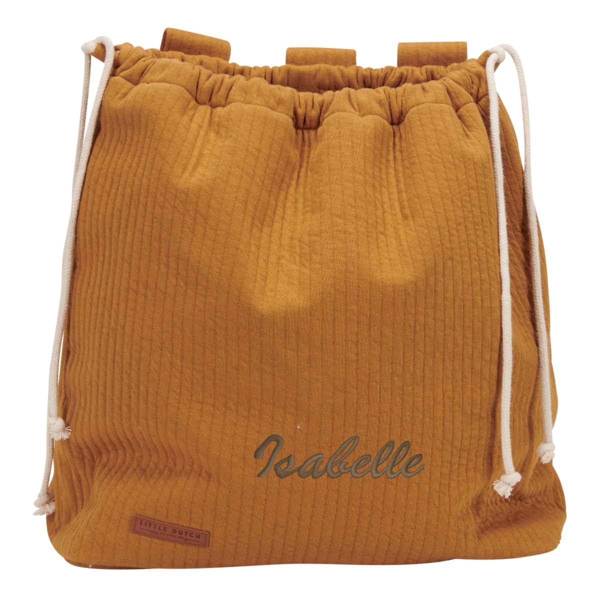 Rucksack, Corduroy, Mustard, Drawstring, Bag
