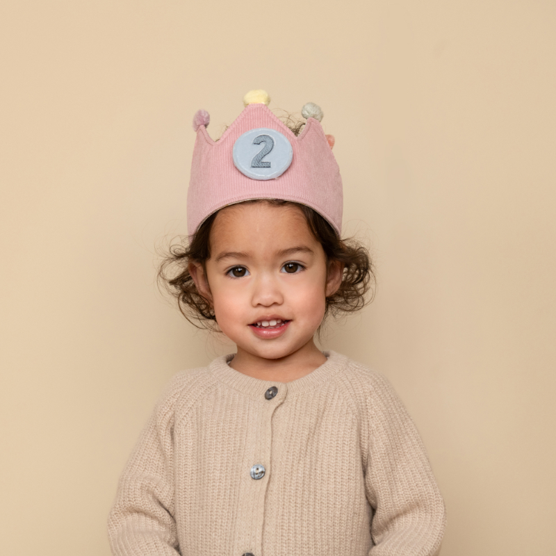 Baby, Kind, Strickpullover, Pinkes Krone, 2. Geburtstag
